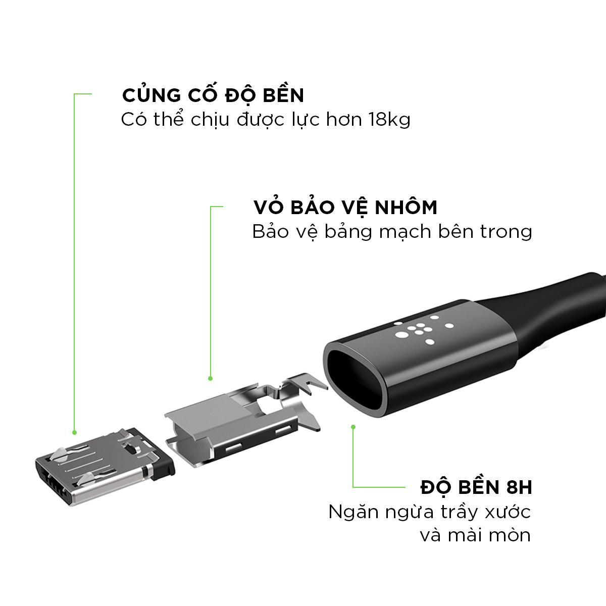 Cáp Sạc Micro USB Belkin MIXIT F2CU051bt04