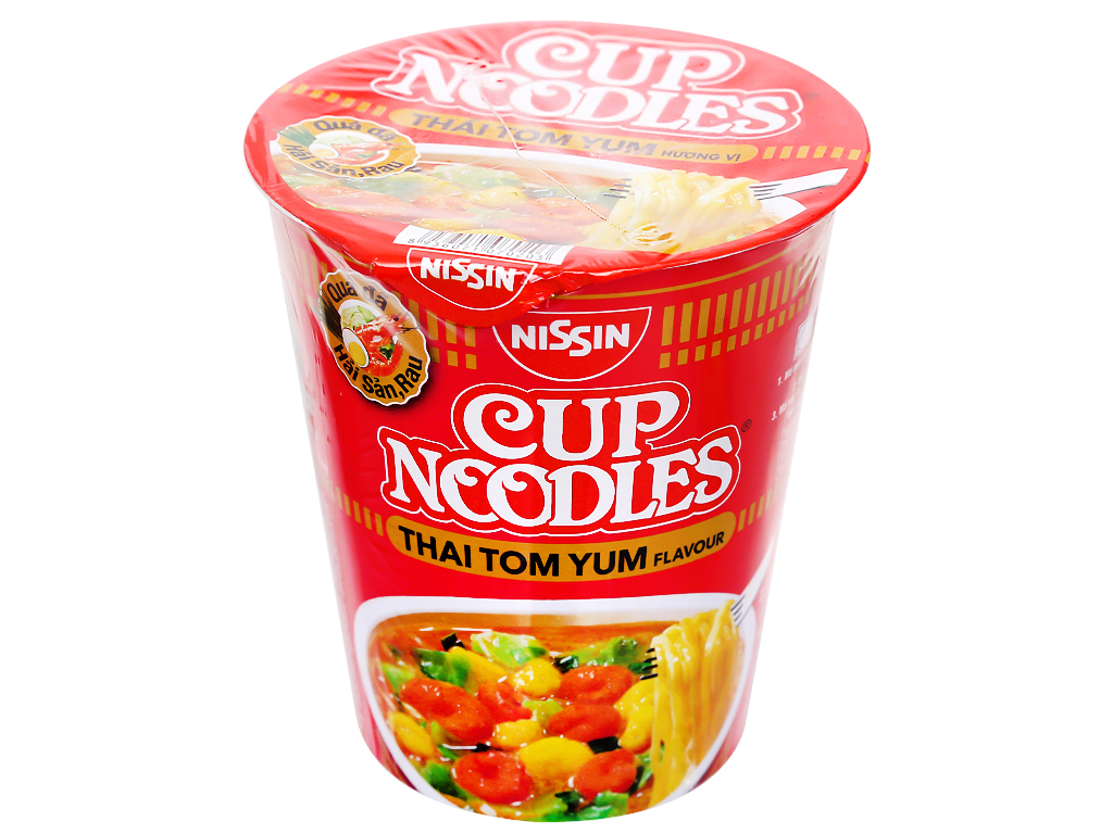 Mì Cup Noodles Thái Tom Yum 70g thùng 24 ly