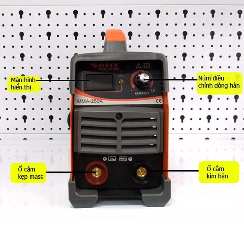 MÁY HÀN QUE ĐIỆN TỬ BTEC MMA-250A