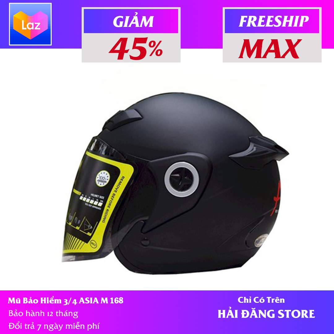 Mũ Bảo Hiểm ASIA M168