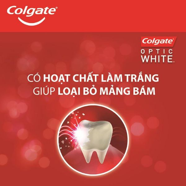 Kem đánh răng Colgate Optic White 110g
