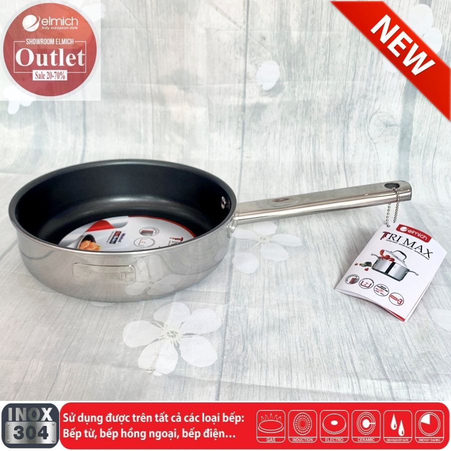 CHẢO INOX CHỐNG DÍNH ELMICH EL-3754