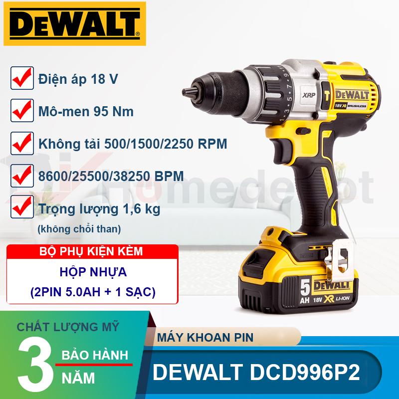 MÁY KHOAN DEWALT DCD996P2