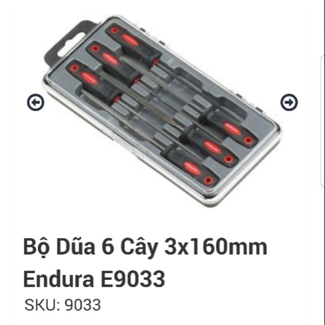 Bộ giũa Endura E9033 6 chi tiết