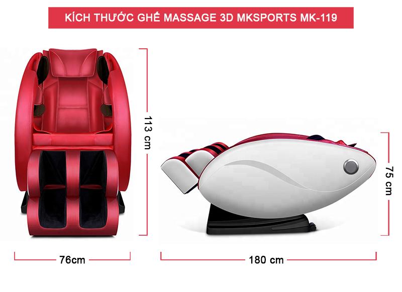 Ghế massage cao cấp Kachi MK119