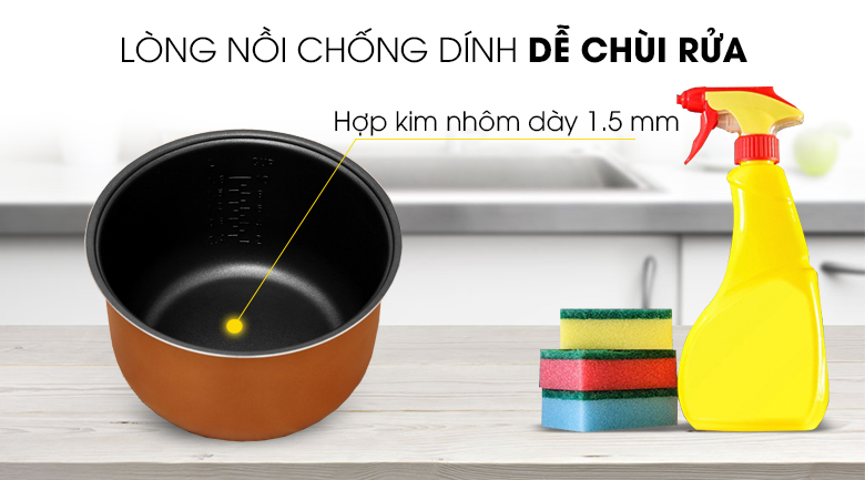 Nồi cơm điện Comfee CR-FD1820C 1.8L