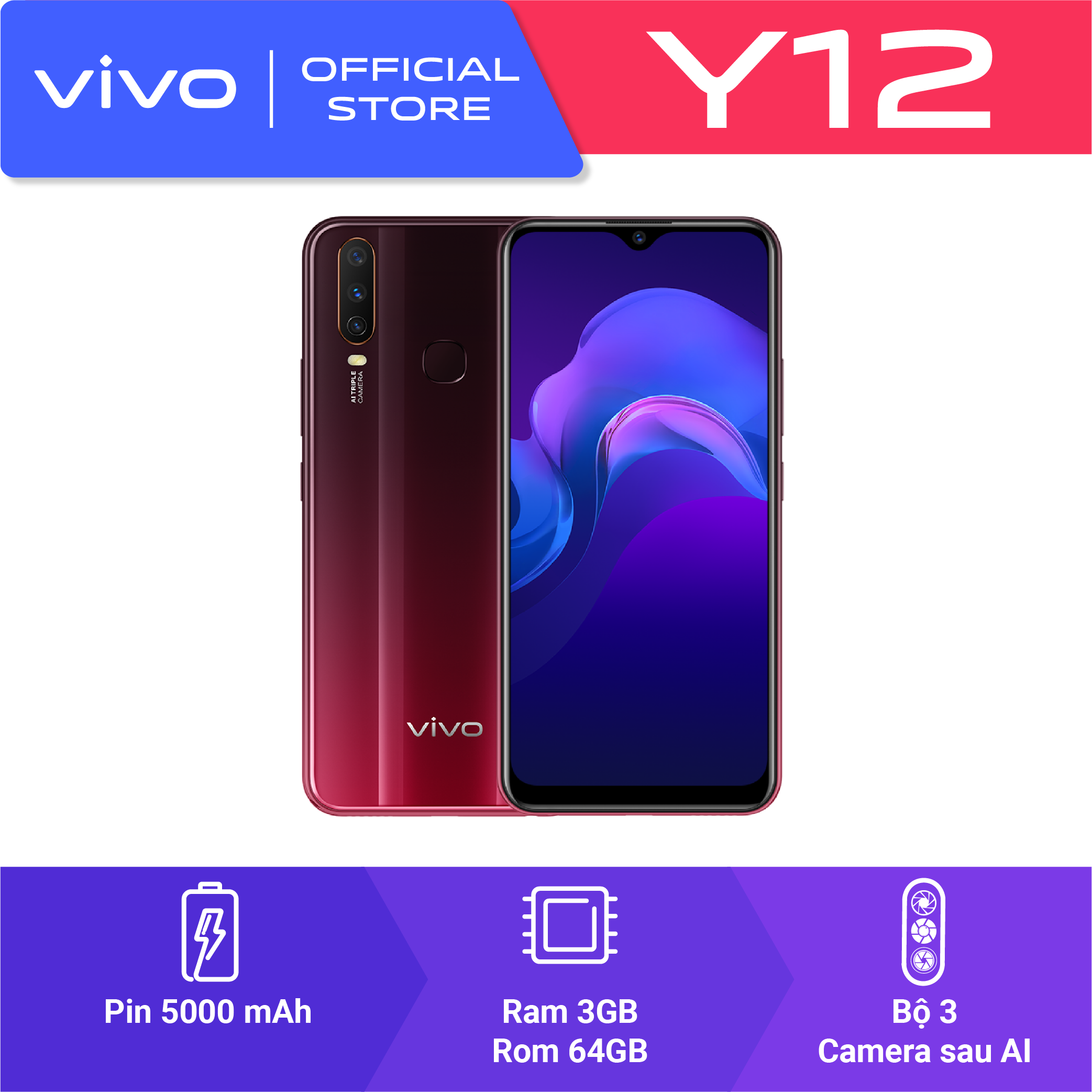 Vivo Y12 3GB/64GB