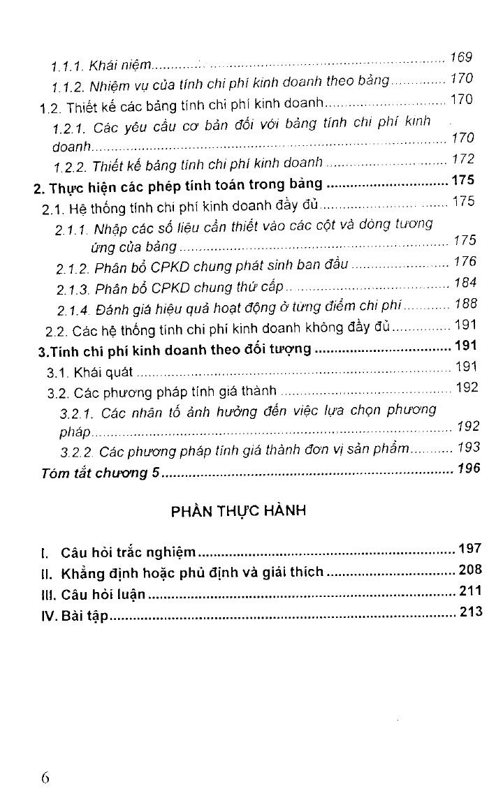 Giáo trình tính chi phí kinh doanh