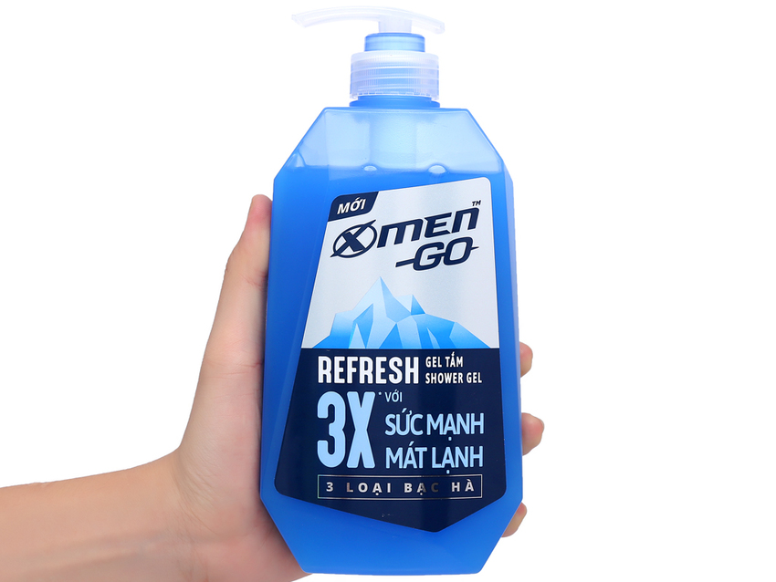 Sữa Tắm X-men Go Refresh 3 Loại Bạc Hà 180g