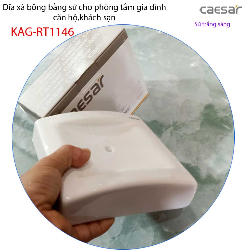 KỆ SỨ PHÒNG TẮM ĐỰNG XÀ BÔNG CAESAR KAG-RT1146
