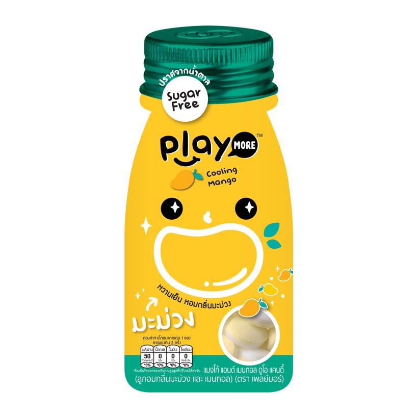 Kẹo the vị xoài Play More gói 12g