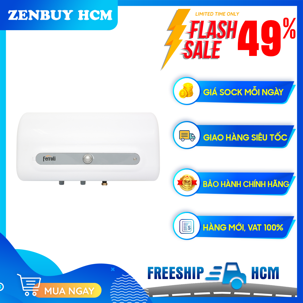 Máy nước nóng Ferroli QQ EVO 20ME-EH 20L