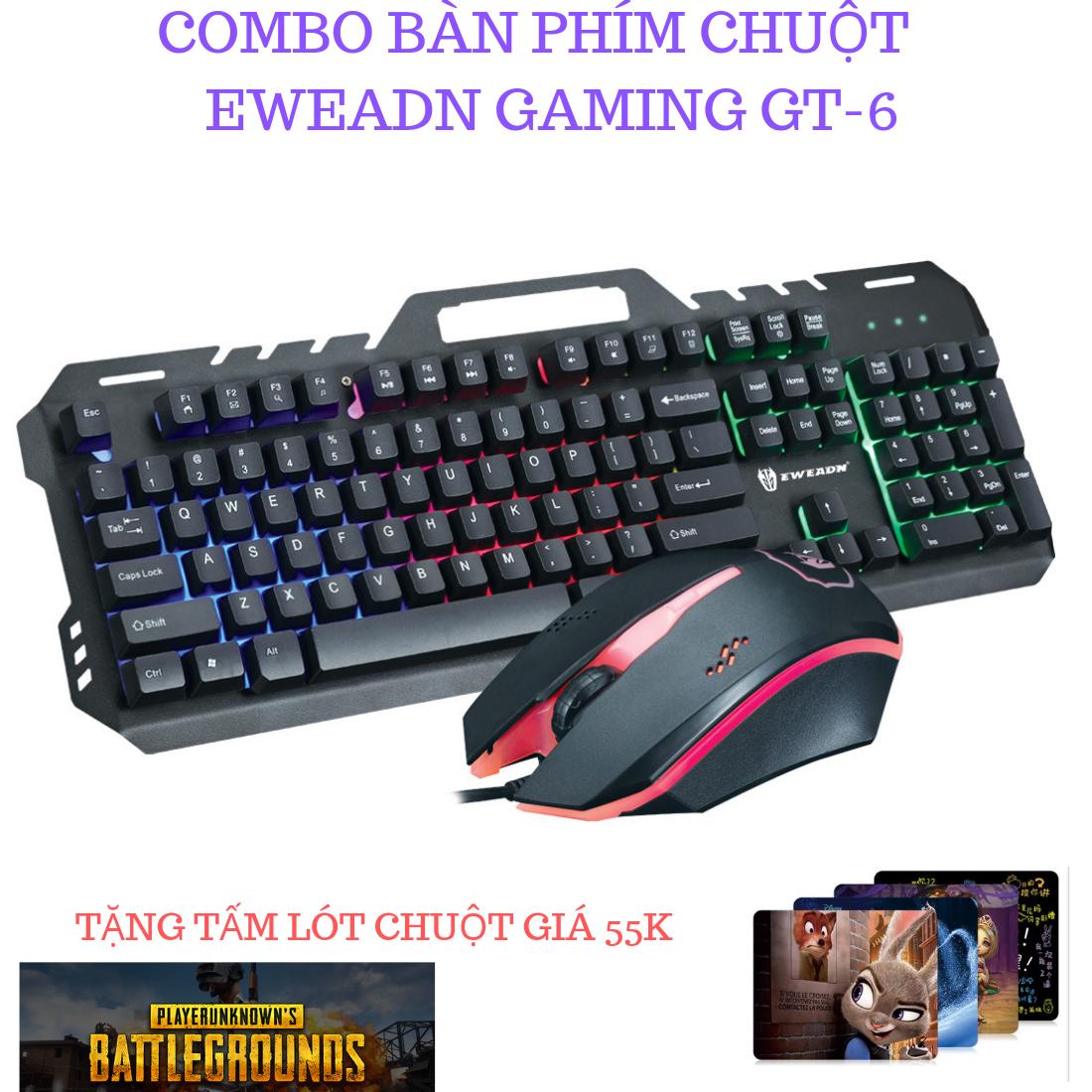 Bộ Bàn Phím Kèm Chuột Máy Tính EWEDEN GAMING GT6