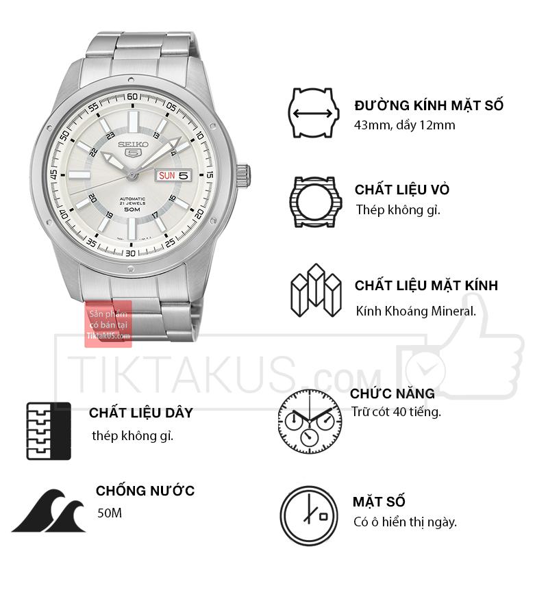 Đồng hồ nam Seiko SNKN09J1
