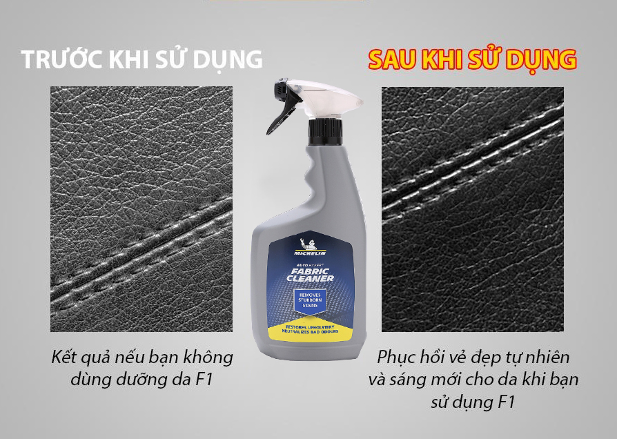 Dung dịch vệ sinh vải, da Michelin Fabric Cleaner 31425