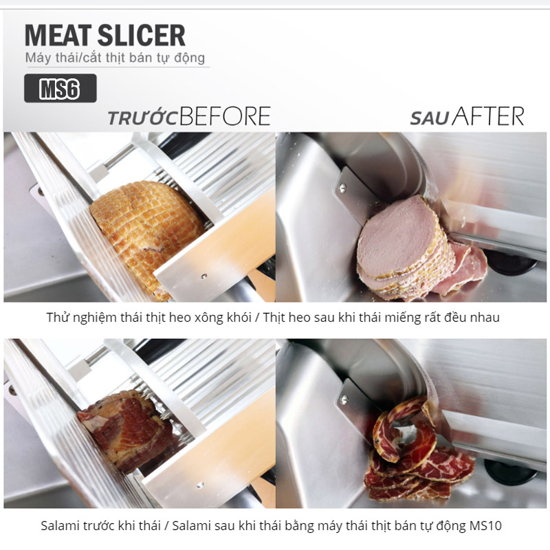 Máy cắt thịt MS6