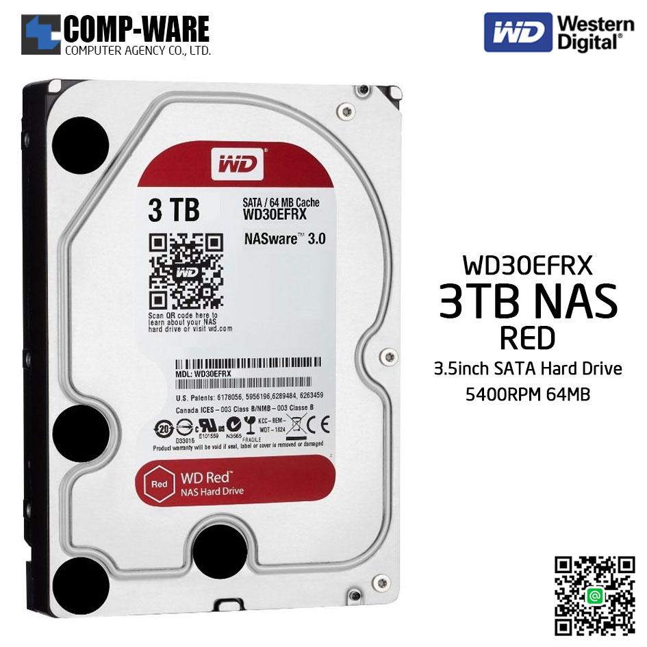 Ổ cứng HDD Western Digital 3TB Red NAS Series SATA 3