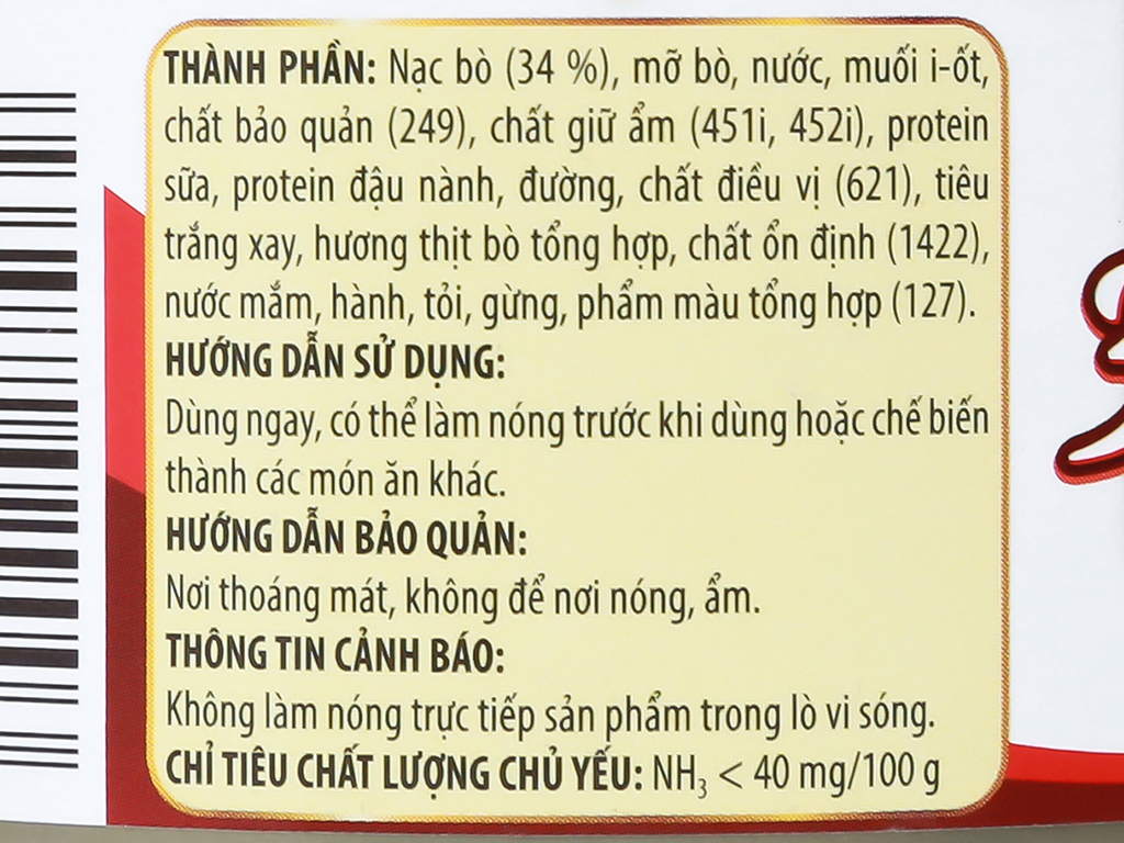Bò 2 lát 3 Bông Mai