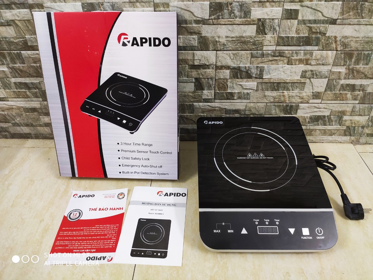 Bếp từ Rapido RI2000ES