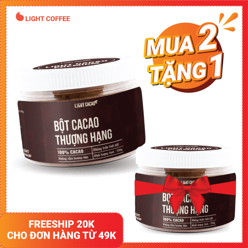 Bột cacao Light Thượng hạng 150g
