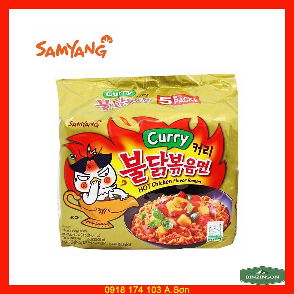 Mì cay Samyang Cà Ri 140g combo 10 gói