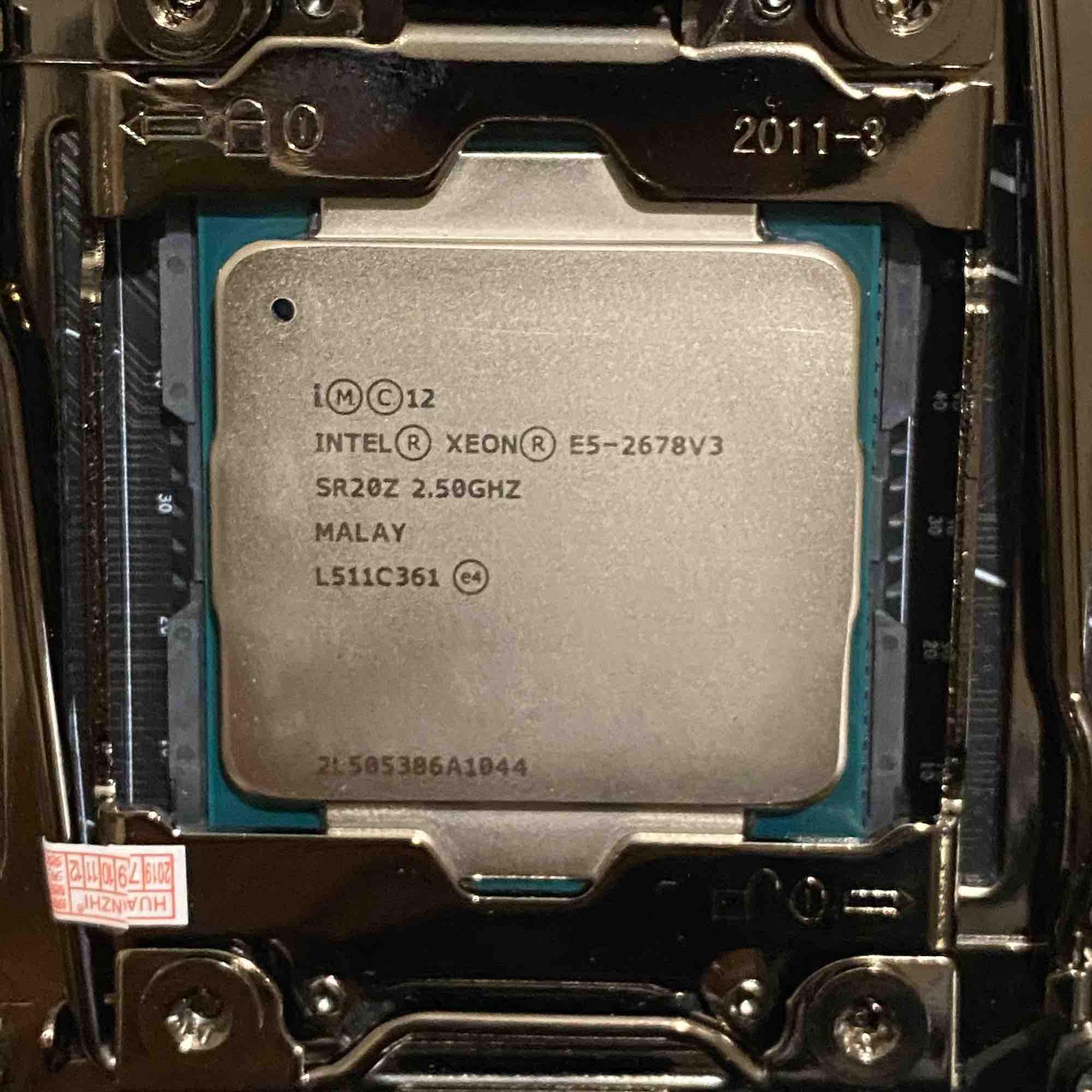 CPU Intel Xeon E5 2678V3 2.5GHz