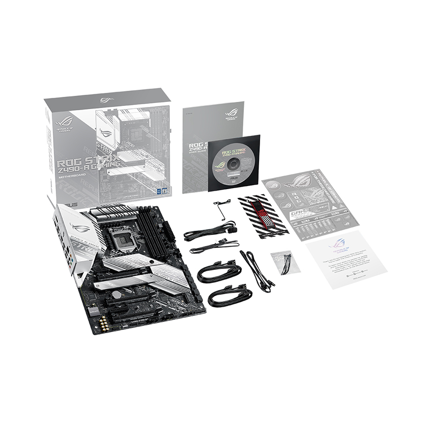 [Trả góp 0%]Mainboard ASUS ROG STRIX Z490-A GAMING (Intel Z490 Socket 1200 ATX 4 khe RAM DDR4)