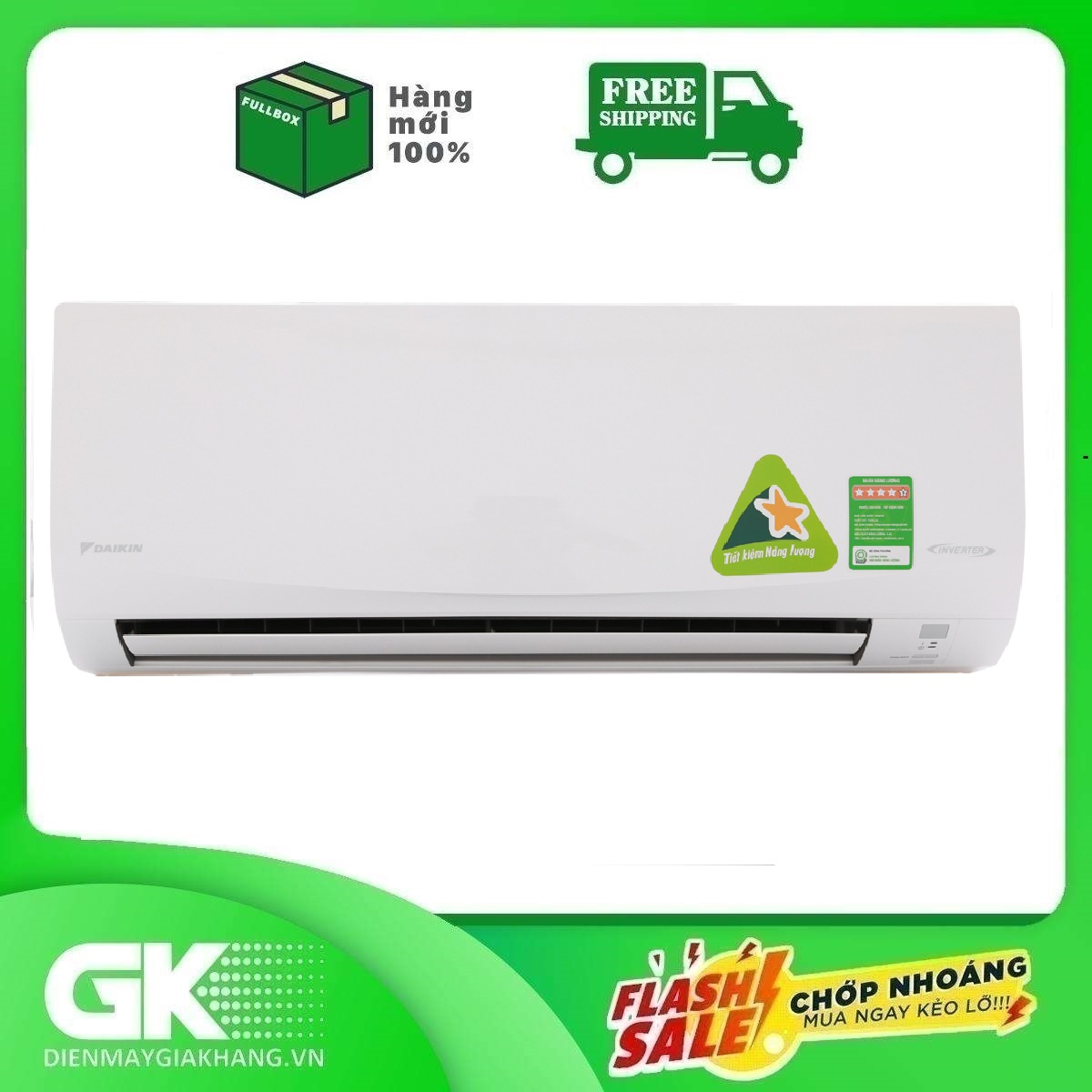 Máy lạnh/điều hòa Daikin FTKQ60SVMV 2.5HP