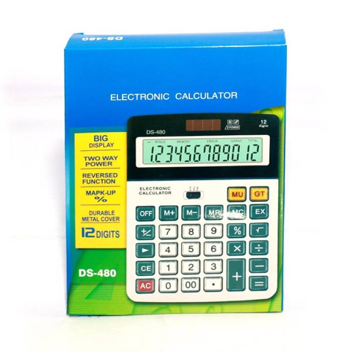 MÁY TÍNH CASIO DS-480