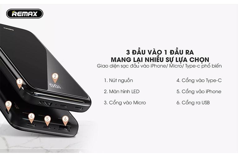 Sạc dự phòng Remax RPP-133 10000mah