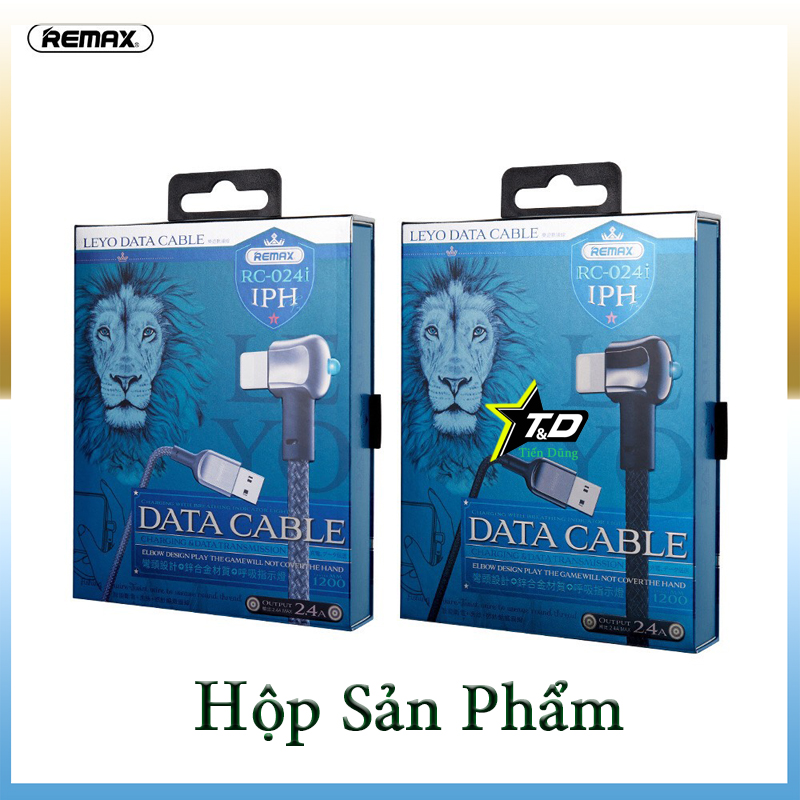 CÁP SẠC LIGHTNING REMAX RC-024I