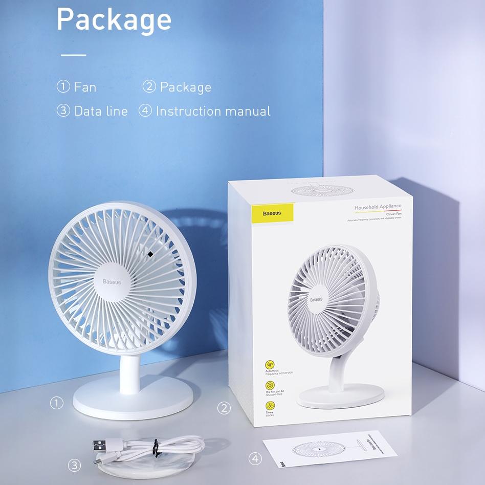 QUẠT MINI ĐỂ BÀN BASEUS BENKS OCEAN AIR