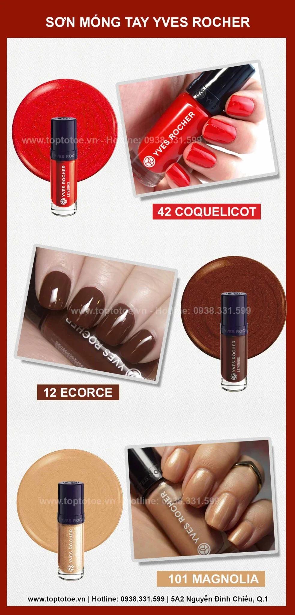 Sơn móng Yves Rocher Botanical Color Nail Polish 5ml