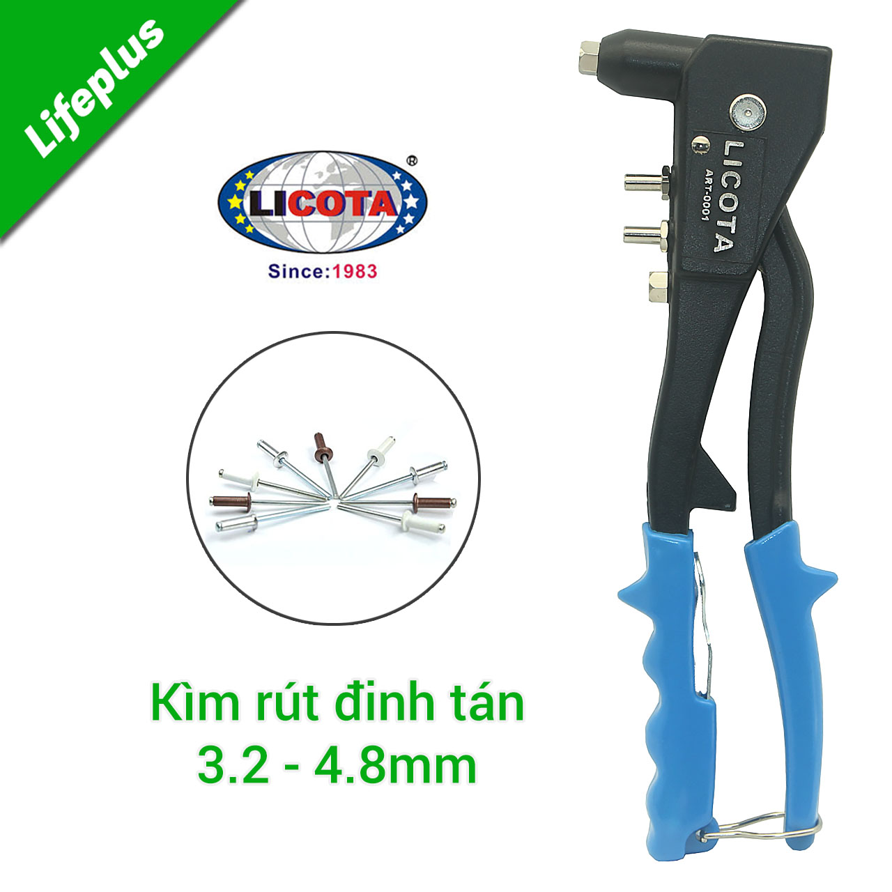 Kìm rút tán đinh Rive Licota ART-0001