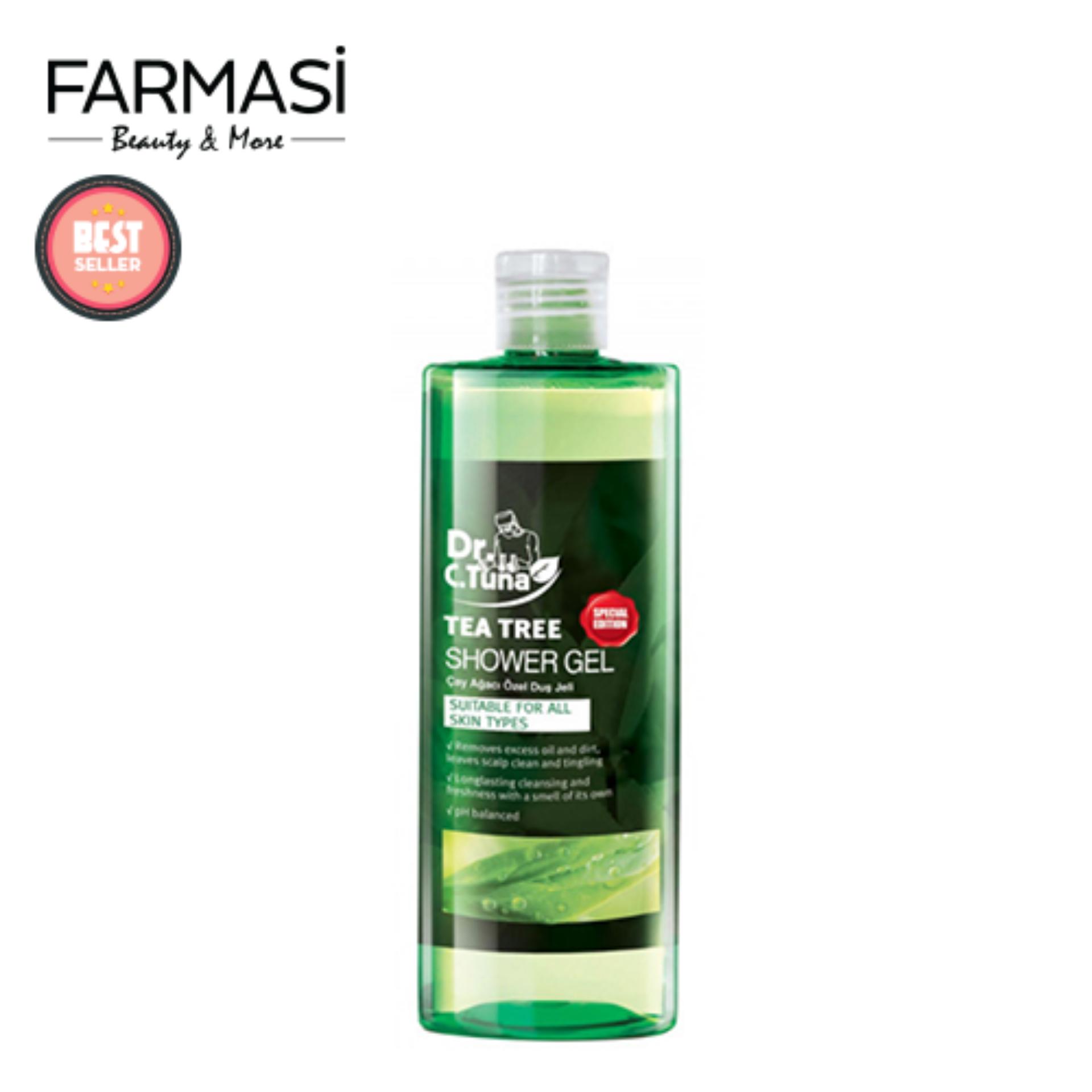 Gel tắm chiết xuất Tea Tree ngăn ngừa và trị mụn Farmasi 225ml