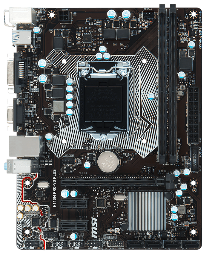 Mainboard MSI H110M PRO-VD Plus