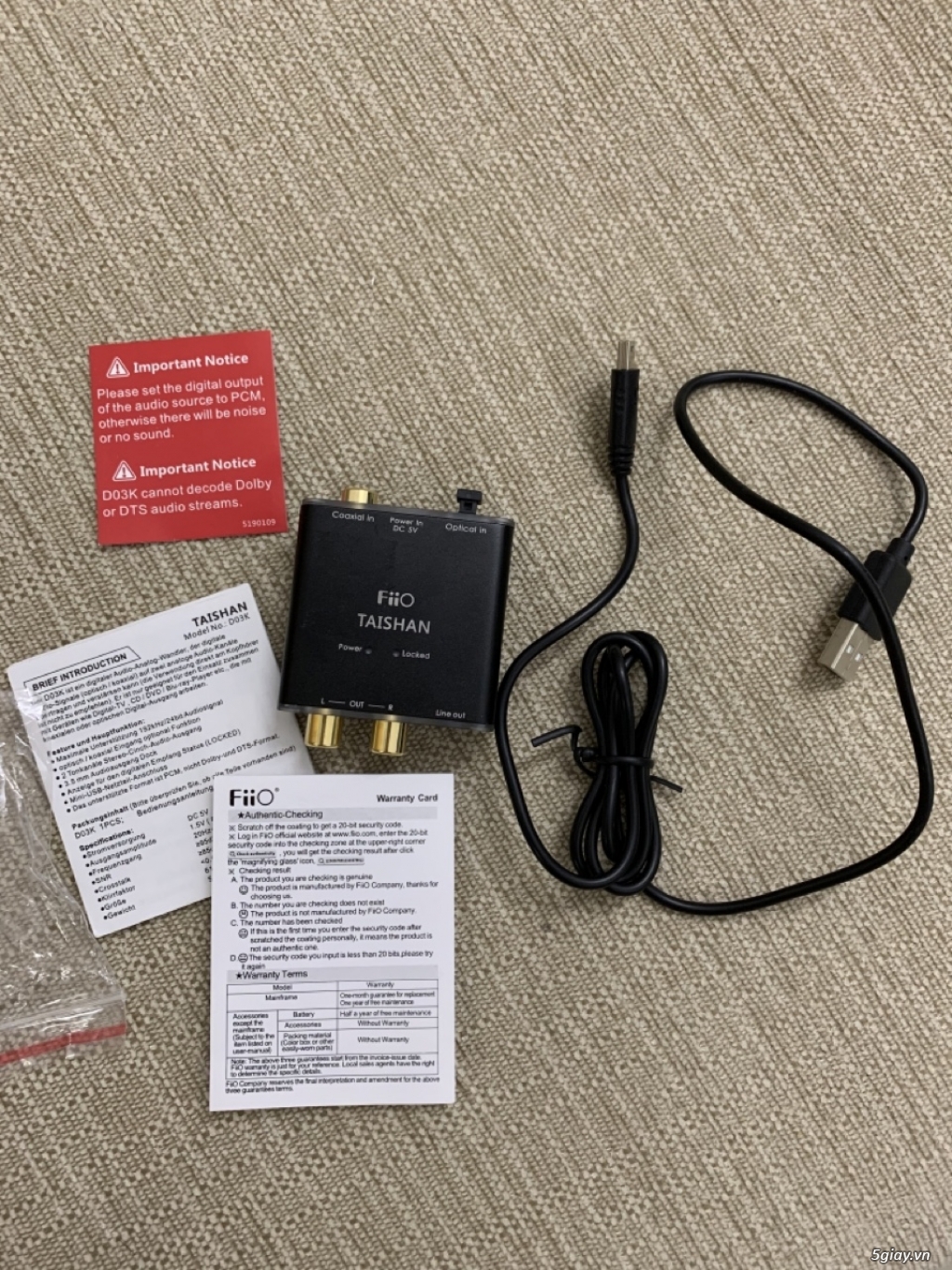 Amply DAC FiiO D03K