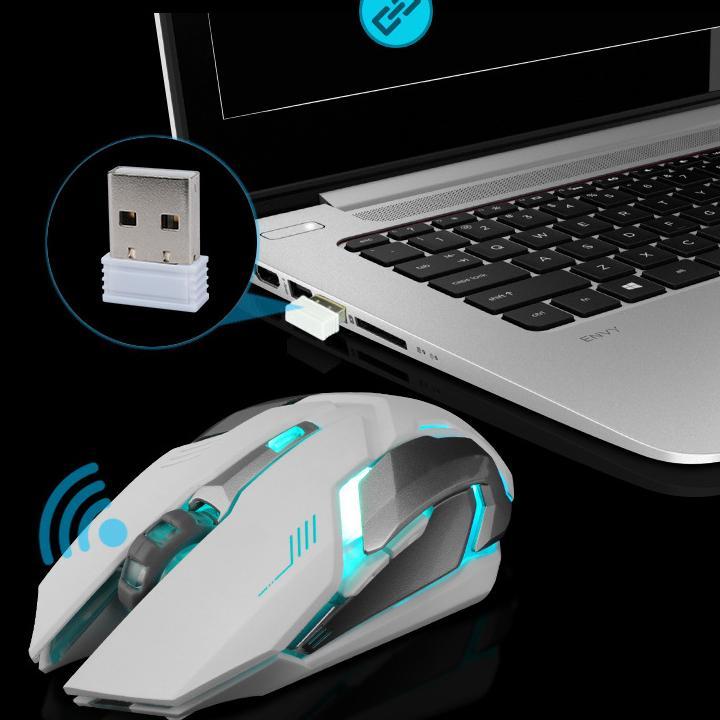 Chuột không dây pin sạc Free Wolf DHR078