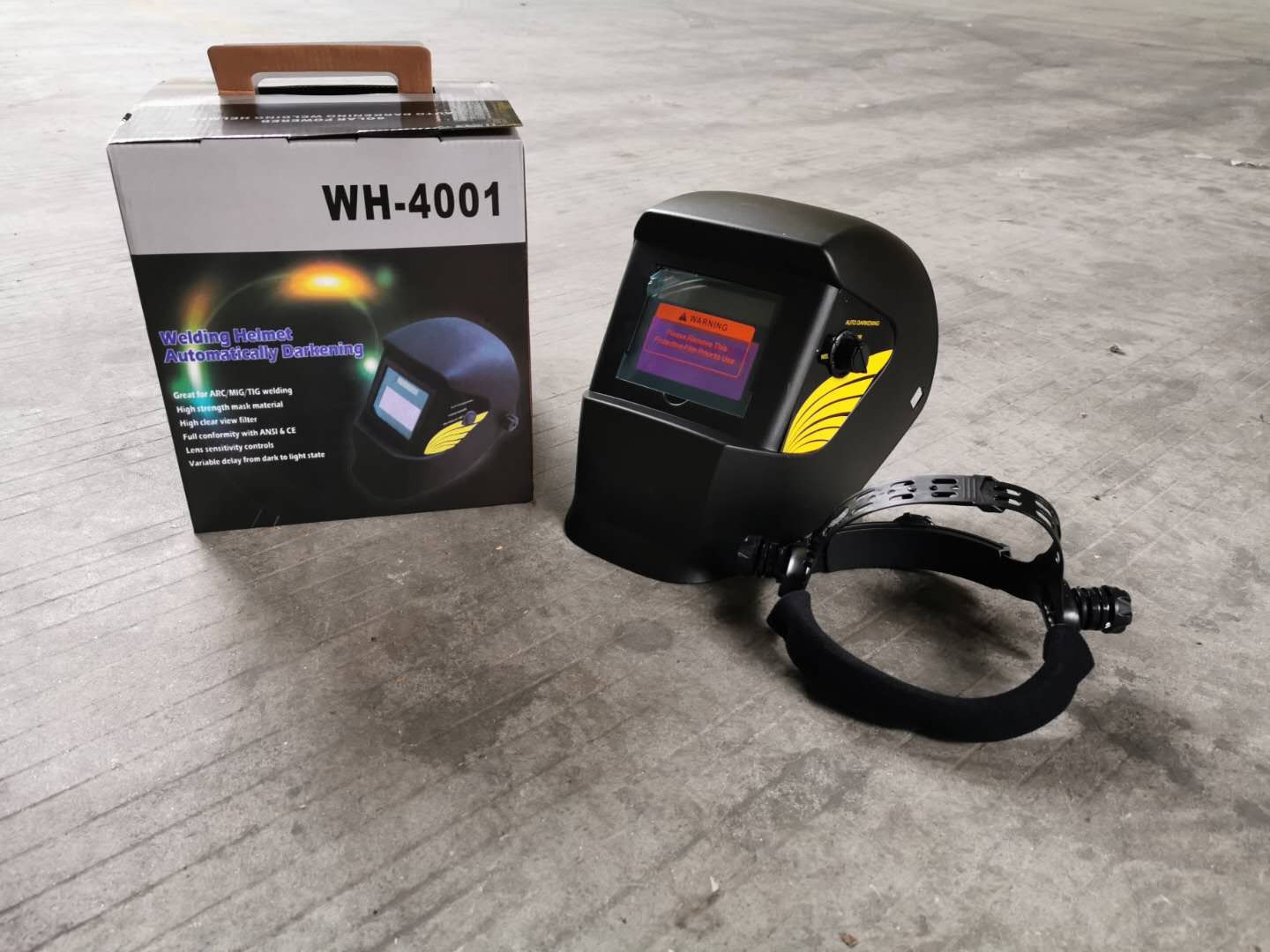 Mặt nạ hàn cảm ứng ánh sáng WH4001