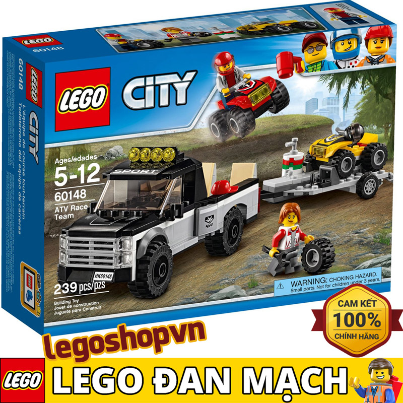 Mô Hình Lego City 60148 - Đội Đua Xe Địa Hình