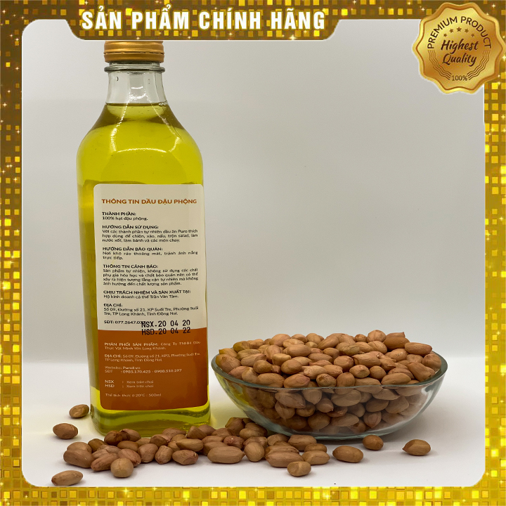 Dầu đậu phộng Puro 250ml|500ml