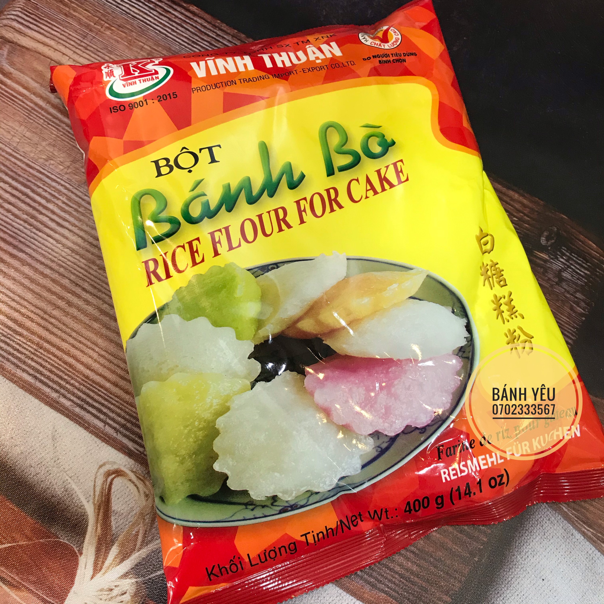 Bột bánh bò Vĩnh Thuận 400g