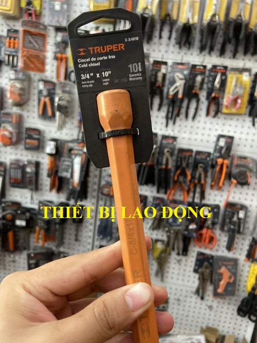 ĐỤC SẮT MŨI DẸP TRUPER 12127