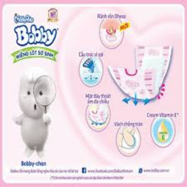 Tã dán Bobby XXL34 (trên 16kg)