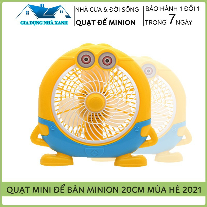 Quạt sạc mini Minions