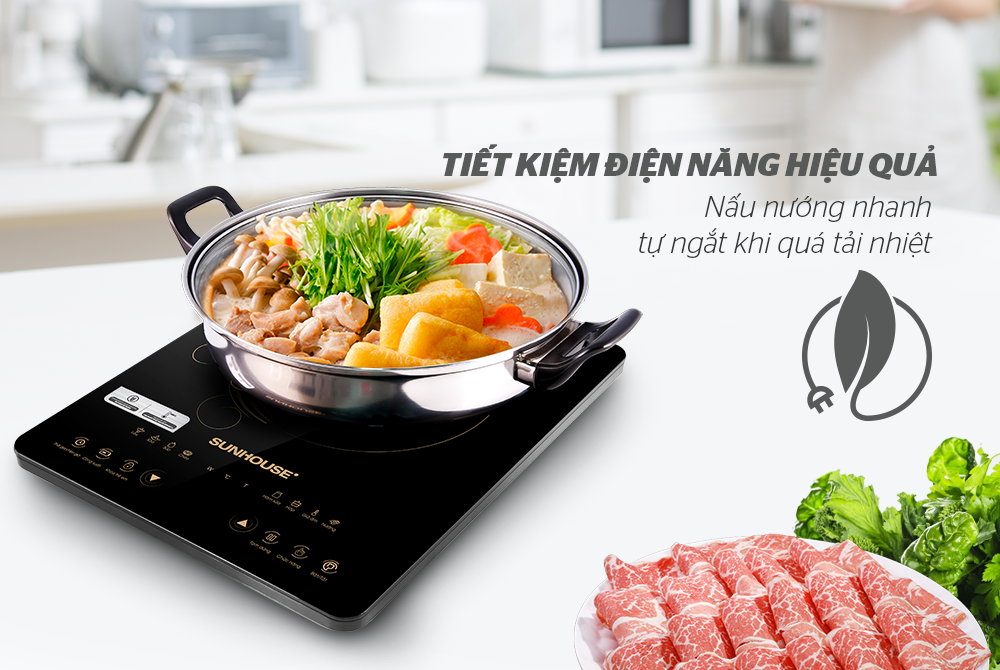 Bếp Điện Từ SUNHOUSE SHD6801