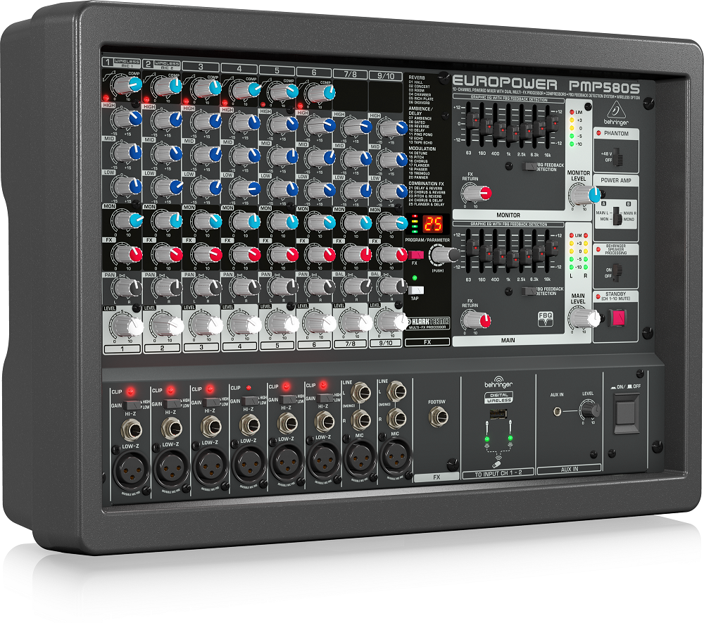 MIXER TÍCH HỢP AMPLY BEHRINGER PMP580S