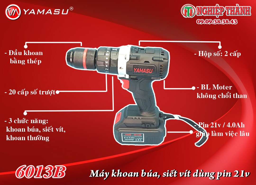MÁY KHOAN YAMASU YMS-6013B