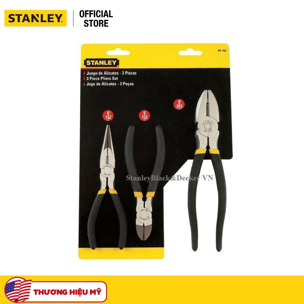 Bộ kìm 3 chi tiết Stanley STHT90162-8