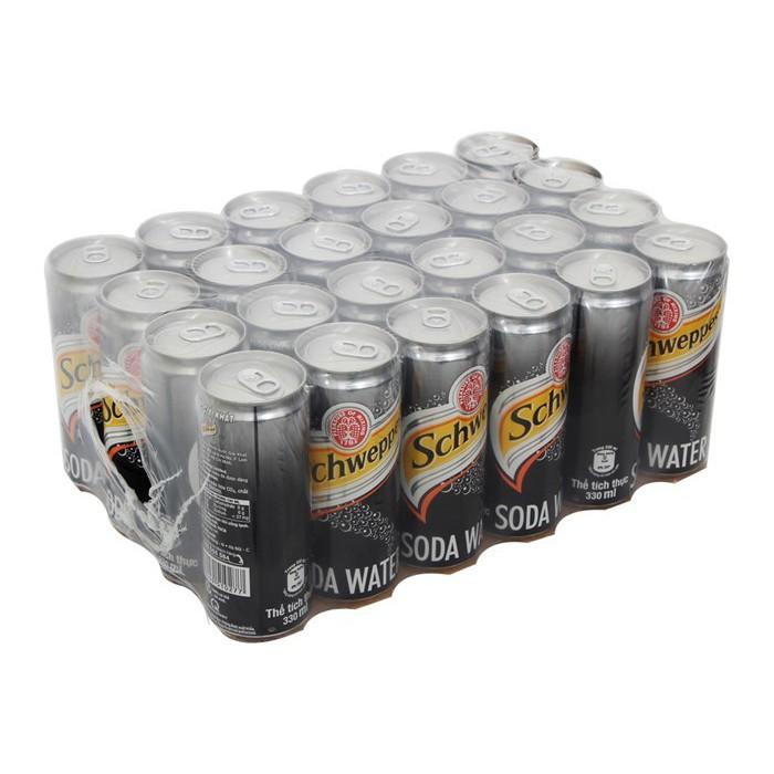 Nước Soda Schweppes 330ml thùng 24 lon